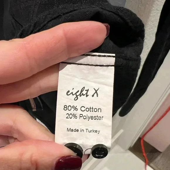 Eight X Calvaria Limited Edition Jacquard Button Down Shirt - Black -Size Small - Picture 4 of 5